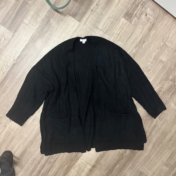 Black Chunky Cardigan Topshop - Picture 1 of 3